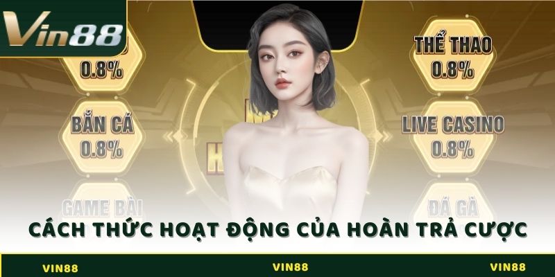 Cách thức hoạt động của khuyến mãi hoàn trả cược